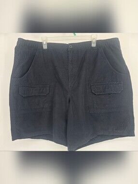 Basic Editions Navy Cargo Shorts | Men’s Size 2X